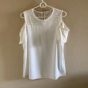 Calvin Klein cold shoulder top